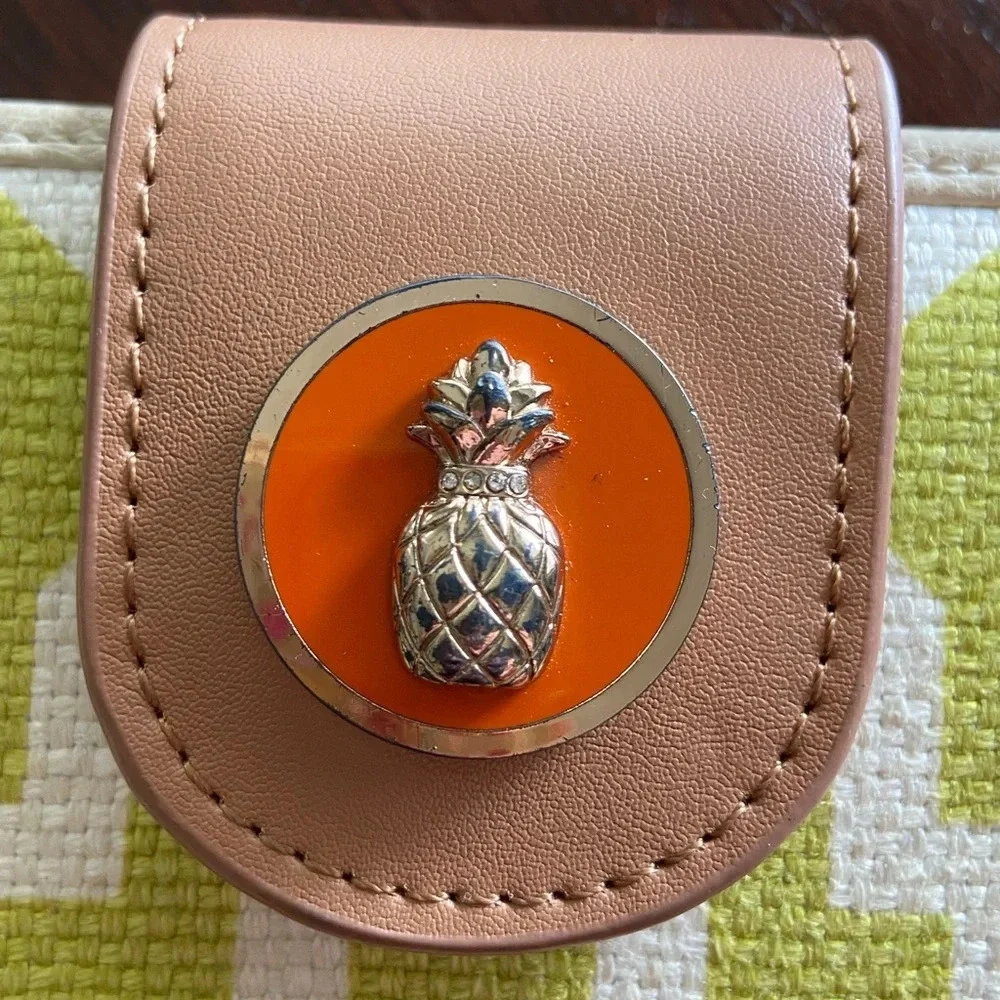💜 Spartina 449 Heyward Yacht Club Mini Wallet Retro Pineapple